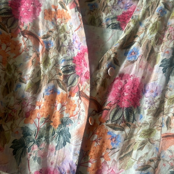 & Other Stories Floral Romper Size 6 GREAT CONDITION - Picture 3 of 5